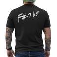 F-7B5 ジャズコード音楽理論 リアルブック ピアノギター ギフト メンズTシャツ バックプリント