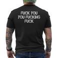 F Ck You F Cking F Ck 面白い皮肉tシャツ ギャグギフト メンズTシャツ バックプリント