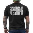 Faith Bibleerses ビンテージ クリスチャン グランジ グラフィック メンズTシャツ バックプリント
