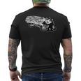Felix 猫 カートゥーン ローライダー 油圧バウンス チルト カークラブ メンズTシャツ バックプリント