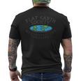 Flat Earthociety Members Around The Globe ジョーク メンズTシャツ バックプリント