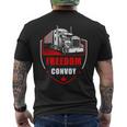 Freedom Convoy United Canada Truckers メンズTシャツ バックプリント