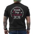 Friends Trip 2026 Travel Vacation Friends Night Out Men's T-shirt Back Print