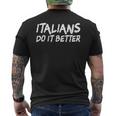 Italians Do It Better メンズTシャツ バックプリント