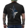 G's Up、戦闘機f-22、ジェット&飛行機好きに。 メンズTシャツ バックプリント