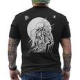 Grindcore オカルトホラースカルアート デスメタル スラッシュメタル メンズTシャツ バックプリント