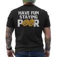 Have Funtaying Poor ビットコイン 暗号通貨 Btc ミリオネア メンズTシャツ バックプリント