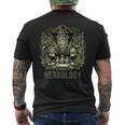 Herbology マジカルハーブ ヴィンテージ 神秘的な植物 メンズTシャツ バックプリント