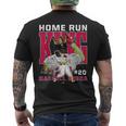 Home Run King Marcell Ozuna Atlanta Mlbpa メンズTシャツ バックプリント