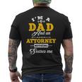 I'm Dad And Attorney Fun Happy 父の日 メンズTシャツ バックプリント