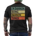 I'm Dannon Doing Dannon Things 面白い名言 メンズTシャツ バックプリント