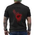 I'm Finearcastic ハロウィン 映画ホラー ゾンビ ファニー ブラッド メンズTシャツ バックプリント