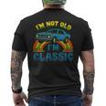 I'm Not Old I'm Classic ビンテージカー 誕生日デザイン メンズTシャツ バックプリント