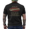 Ich Bin Ein Kalkbrenner Ich Höre Nicht AufWenn Ich Müde Bin Ich Höre Auf Kalkbrenner Name Heren T-shirt met print op de achterkant
