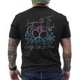 Imagine Hippie People Living Life In Peace And Love メンズTシャツ バックプリント
