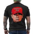 Impeach Trumptupid レッドキャップ ジョーク 民主党員 Usa 弾丸 メンズTシャツ バックプリント