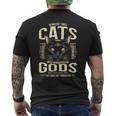 In Ancient Times Cats Were Worship As Gods Pet Lover メンズTシャツ バックプリント