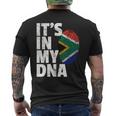 It's In My Dnaouth African Africa FlagメンズTシャツ バックプリント