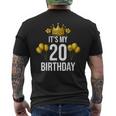 It's My 20Th Birthday Party 20歳 誕生日 メンズ レディース メンズTシャツ バックプリント