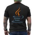 Java Code Web Developer シャツ フロントエンド デベロッパー メンズTシャツ バックプリント