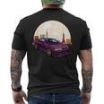 Jdm スカイライン R33 カーチューニングジャパン 東京ドリフト メンズTシャツ バックプリント