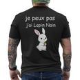 Je Peux Pas J’Ai Lapin Nain T-shirt imprimé au dos
