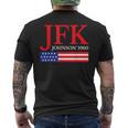 Jfk ヴィンテージ 政治 ジョン F ケネディ ジョンソン 1960 メンズTシャツ バックプリント