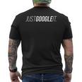 Just Google It メンズTシャツ バックプリント