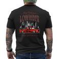 Latino Los Cholo Chicano s チカーノ ローライダー ローライダー メンズTシャツ バックプリント