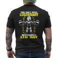 Leg Day ボディビルディング スクワット ジム モチベーションスクワット メンズTシャツ バックプリント