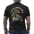 Life Is A Monkey Bike 英国軍 ヴィンテージエディション メンズTシャツ バックプリント
