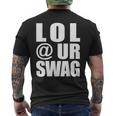 Lol Urwag Fun Dank Meme Driptyle Joke メンズTシャツ バックプリント