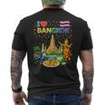 I Love Bangkok タイ旅行お土産 メンズTシャツ バックプリント