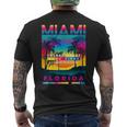 I Love Miami Miamiibes Illustration Graphic s メンズTシャツ バックプリント