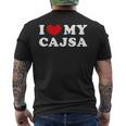 I Love My Cajsa アイ・ラブ・マイ・カジサ 長袖tシャツ メンズTシャツ バックプリント