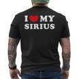 I Love Myirius アイ・ラブ・マイ・シリウス メンズTシャツ バックプリント