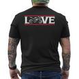 Love To Ride レース スポーツバイク ストリートバイク オートバイ メンズTシャツ バックプリント