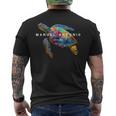 Manuel Antonio コスタリカ ティー ビーチ サーフ バケーション ウミガメ メンズTシャツ バックプリント