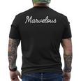 Marvelous メンズTシャツ バックプリント