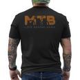 Mtb Life Behind Barsマウンテンバイクシャツ ヴィンテージmtbシャツ メンズTシャツ バックプリント