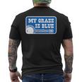 My Grass Is Blueintage Bluegrass メンズTシャツ バックプリント