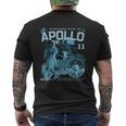 Nasa アポロ 11 号ミッション 1969 年 7 月 20 日 メンズTシャツ バックプリント