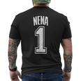 Nenaサポーター番号 1番の大ファン メンズTシャツ バックプリント
