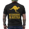 No Kangaroos In Austria メンズTシャツ バックプリント