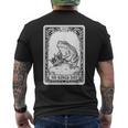 No Kings Day タロットカード カエル メンズTシャツ バックプリント