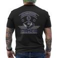 Oldschool Gamer ジョイスティック メンズTシャツ バックプリント