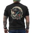 Panther トラディショナル タトゥー アーティスト インク入り タトゥー入り メンズTシャツ バックプリント