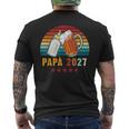Papà 2027 Futuro Papà Giovane Papà Diventi Papà T-shirt da uomo con stampa posteriore