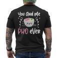Phoho アジアンヌードル メンズTシャツ バックプリント