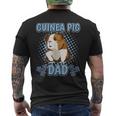 Porcellino D'india Papà Per La Festa Del Papà T-shirt da uomo con stampa posteriore